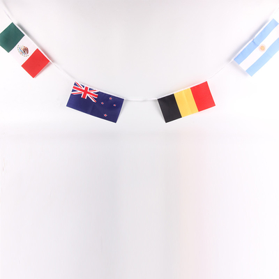 월드컵 축하를 위해 야외인 방수 깃발의 천 국기