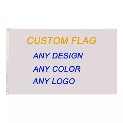 디지털 방식으로 인쇄 주문 폴리에스테 깃발 두 배 편들어진 100% 폴리에스테 국기 기치