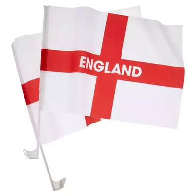 맞춘 폴리에스테르 자동차 창 장식적 깃발은 잉글랜드 차 깃발을 맞추어줍니다