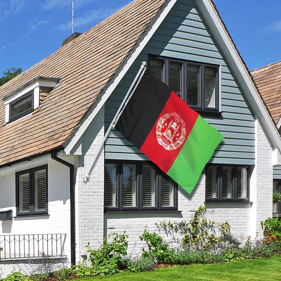 CMYK 색 3x5 맞춘 국기 100% 폴리에스테르 아프가니스탄 국제적 국기