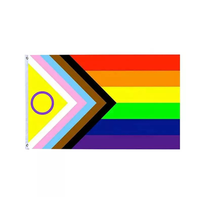 3x5Ft 무지개 LGBT는 반데이라 LGBT 진전 깃발을 출력하는 디지털을 기를 세웁니다