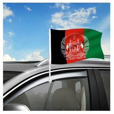 자동차 창을 출력하는 팬톤 컬러는 폴리에스테르 아프가니스탄 국제적 깃발을 기를 세웁니다