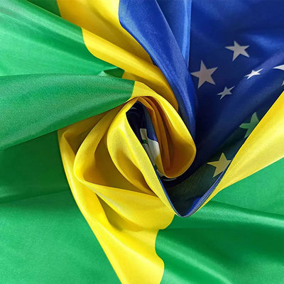 3X5ft 브라질 국기 100% 폴리에스테르 맞춘 나라들 국기
