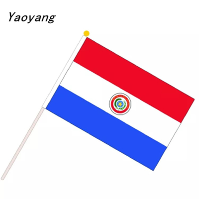 칠레 손은 국기 야외 웨이빙 폴리에스테르 커스텀 로고를 잡았습니다