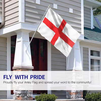 3x5ft 잉글랜드 깃발의 천 국기 팬톤 컬러 폴리에스테르 잉글랜드 국기