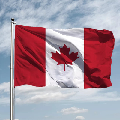 150cmx90cm 폴리에스테르 세계 국기 지도리대 캐나다 국기