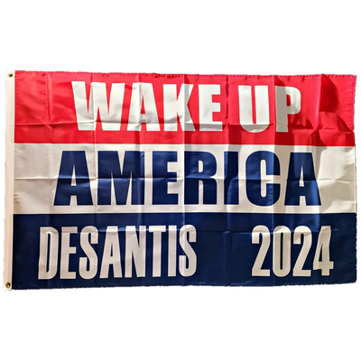 도매 3*5ft 론 드샌티스 2024년은 미국 플로리다 미국 배너 국기를 만듭니다